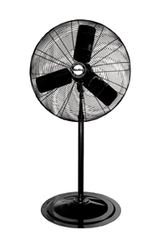 30" Oscillating Pedestal Fan (90° oscillation); 3-speed; 1/4 HP; 120V - Industrial Tool & Supply