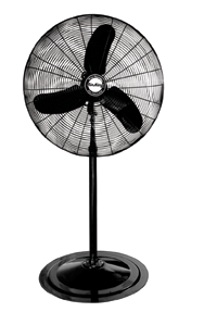 30" Pedestal Fan; 3-speed; 1/3 HP; 120V - Industrial Tool & Supply
