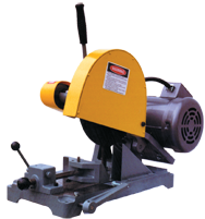 Abrasive Cut-Off Saw-Floor Swivel Vise - #K10S-1; Takes 10" x 5/8 Hole Wheel (Not Included); 3HP; 1PH Motor - Industrial Tool & Supply
