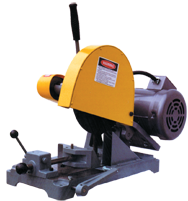 Abrasive Cut-Off Saw-Floor Chain Vise - #K10SF-3; Takes 10" x 5/8 Hole Wheel (Not Included); 3HP; 3PH Motor - Industrial Tool & Supply