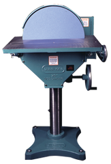 Heavy Duty Disc Sander-No Controls & NO Magnetic Starter - #20100 - 20'' Disc - 3HP; 3PH; 230V Motor - Industrial Tool & Supply