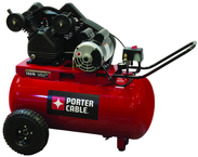 20 Gal. Single Stage Air Compressor, Horizontal, medium Duty Cast Iron - Industrial Tool & Supply