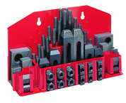 CK-38, Clamping Kit 52-pc with Tray for 1/2" T-slot - Industrial Tool & Supply