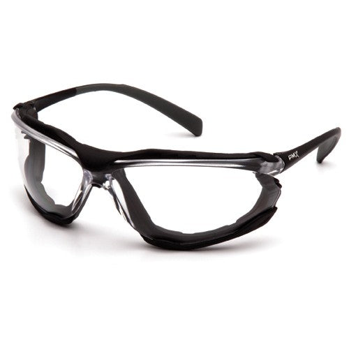 Proximitry Clear Anti-Fog Lens Black Frame Safety Glasses - Industrial Tool & Supply