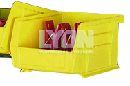 8-1/4'' x 14-3/4'' x 7'' - Yellow Large Plastic Bin - Industrial Tool & Supply