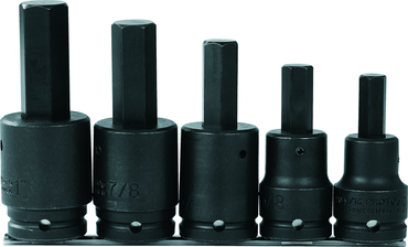 Proto® 3/4" Drive 5 Piece Impact Hex Bit Set - Industrial Tool & Supply