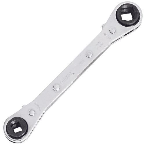 Proto Refrigeration Wrench 1/4″ × 3/8″ Square & 3/16″ × 5/16″ Square - Industrial Tool & Supply