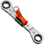 Proto® Tether-Ready Offset Double Box Reversible Ratcheting Wrench 1/2" x 9/16" - 6 Point - Industrial Tool & Supply