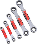 Proto® Tether-Ready 5 Piece Double Box Ratcheting Wrench Set - 6 & 12 Point - Industrial Tool & Supply