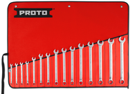 Proto® 15 Piece Satin Metric Combination ASD Wrench Set - 12 Point - Industrial Tool & Supply