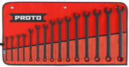 Proto® 15 Piece Black Oxide Metric Combination ASD Wrench Set - 12 Point - Industrial Tool & Supply