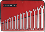 Proto® 15 Piece Full Polish Combination ASD Wrench Set - 12 Point - Industrial Tool & Supply