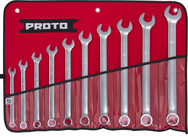 Proto® 10 Piece Full Polish Combination ASD Wrench Set - 6 Point - Industrial Tool & Supply