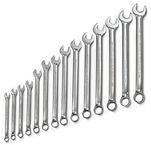 Proto® 14 Piece Full Polish Antislip Metric Combination Wrench Set - 12 Point - Industrial Tool & Supply