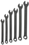 Proto® 6 Piece Black Oxide Antislilp Metric Combination Wrench Set - 12 Point - Industrial Tool & Supply