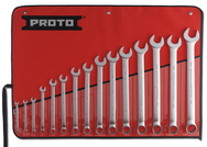 Proto® 15 Piece Satin Metric Combination ASD Wrench Set - 12 Point 7MM-32MM - Industrial Tool & Supply