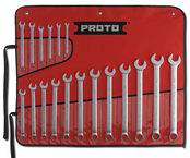 Proto® 18 Piece Satin Metric Combination ASD Wrench Set - 12 Point - Industrial Tool & Supply