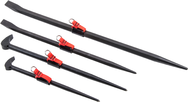 Proto® Tether-Ready 4 Piece Pry & Rolling Head Bars Set - Industrial Tool & Supply