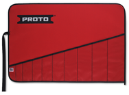 Proto® Red Canvas Tool Roll 10 Piece - Industrial Tool & Supply