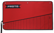 Proto® Red Canvas 17-Pocket Tool Roll - Industrial Tool & Supply