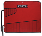 Proto® Red Canvas 18-Pocket Tool Roll - Industrial Tool & Supply