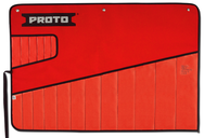 Proto® Red Canvas Tool Roll 18 Piece - Industrial Tool & Supply