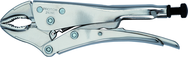 Proto® Nickel Chrome Locking Pliers - Curved Jaw 9-1/4" - Industrial Tool & Supply