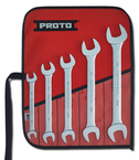 Proto® 5 Piece Satin Metric Open-End Wrench Set - Industrial Tool & Supply