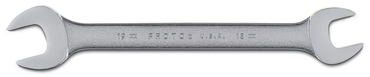 Proto® Satin Open-End Wrench - 18 mm x 19 mm - Industrial Tool & Supply