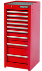 Proto® 440SS Side Cabinet - 9 Drawer, Red - Industrial Tool & Supply