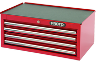 Proto® 440SS Intermediate Chest - 4 Drawer, Red - Industrial Tool & Supply