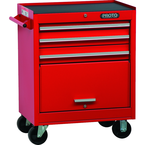Proto® 440SS 27" Roller Cabinet - 3 Drawer, Red - Industrial Tool & Supply