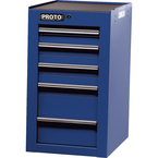 Proto® 450HS Side Cabinet - 5 Drawer, Blue - Industrial Tool & Supply