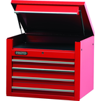 Proto® 450HS 34" Top Chest - 4 Drawer, Red - Industrial Tool & Supply