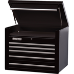 Proto® 450HS 34" Top Chest - 5 Drawer, Black - Industrial Tool & Supply