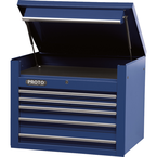 Proto® 450HS 34" Top Chest - 5 Drawer, Blue - Industrial Tool & Supply