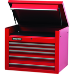 Proto® 450HS 34" Top Chest - 5 Drawer, Red - Industrial Tool & Supply