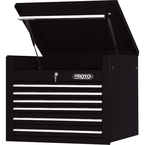 Proto® 450HS 34" Top Chest - 6 Drawer, Black - Industrial Tool & Supply