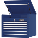 Proto® 450HS 34" Top Chest - 6 Drawer, Blue - Industrial Tool & Supply