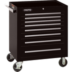 Proto® 450HS 34" Roller Cabinet - 8 Drawer, Black - Industrial Tool & Supply