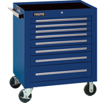 Proto® 450HS 34" Roller Cabinet - 8 Drawer, Blue - Industrial Tool & Supply