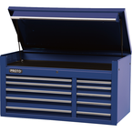 Proto® 450HS 50" Top Chest - 10 Drawer, Blue - Industrial Tool & Supply