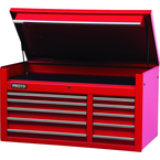 Proto® 450HS 50" Top Chest - 10 Drawer, Red - Industrial Tool & Supply