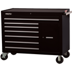 Proto® 450HS 50" Workstation - 7 Drawer & 1 Shelf, Black - Industrial Tool & Supply