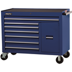 Proto® 450HS 50" Workstation - 7 Drawer & 1 Shelf, Blue - Industrial Tool & Supply