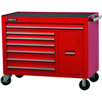 Proto® 450HS 50" Workstation - 7 Drawer & 1 Shelf, Red - Industrial Tool & Supply