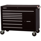 Proto® 450HS 50" Workstation - 8 Drawer & 2 Shelves, Black - Industrial Tool & Supply