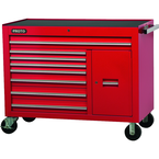 Proto® 450HS 50" Workstation - 8 Drawer & 2 Shelves, Red - Industrial Tool & Supply