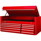 Proto® 450HS 66" Top Chest - 10 Drawer, Red - Industrial Tool & Supply