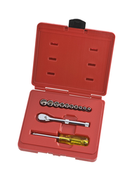 Proto® 1/4" Drive 12 Piece Socket, Combination Set - 12 Point - Industrial Tool & Supply